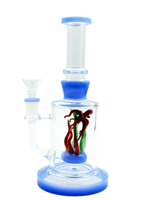 9.5″ Ocean Scene Octopus Glass Bong