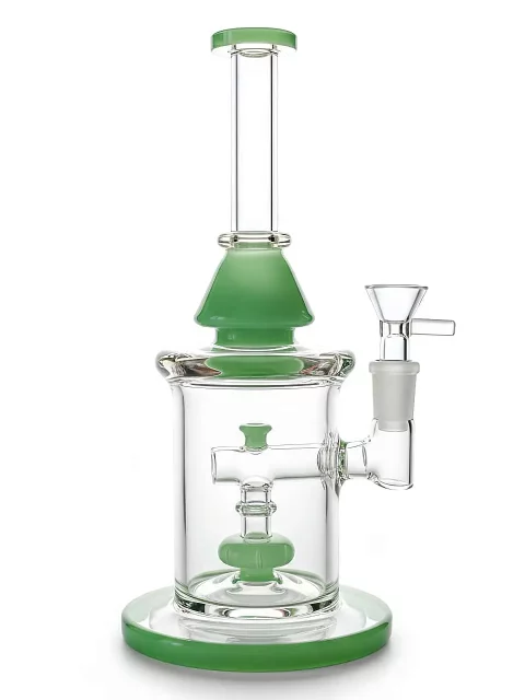 9” Geometric Order Disc Perc Bong | Multiple colors 9” Geometric Order Disc Perc Bong | Multiple colors