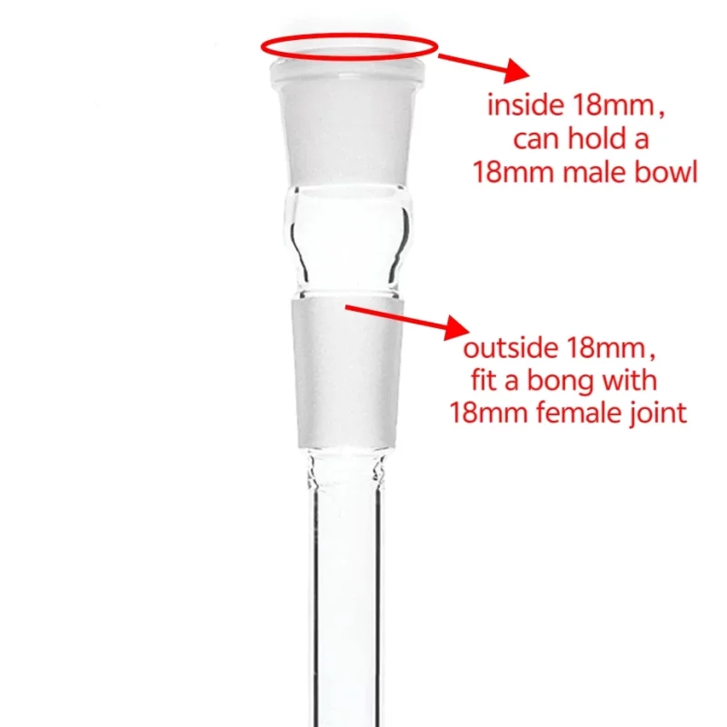 Bong Downstem Sizes 18mm to 18mm