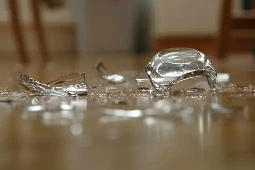 Bong Is Shattered Into Pieces