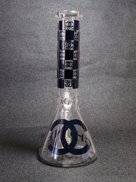 Classic Noir Luxury-Inspired Beaker Bong2 Classic Noir Luxury-Inspired Beaker Bong