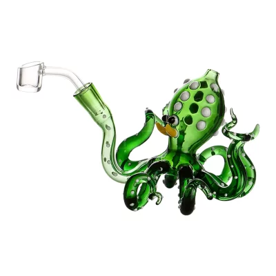 7" Colored Octopus Dab Rig with Banger