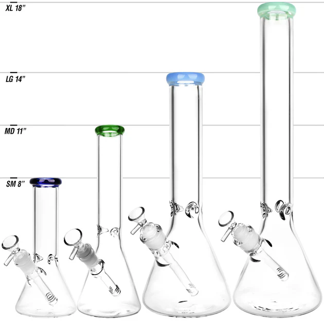 Different Size Of Beaker Bong