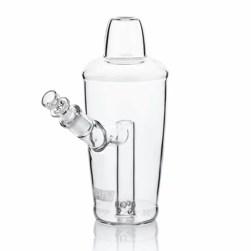 7.5" GRAV® Martini Shaker Glass Bubbler