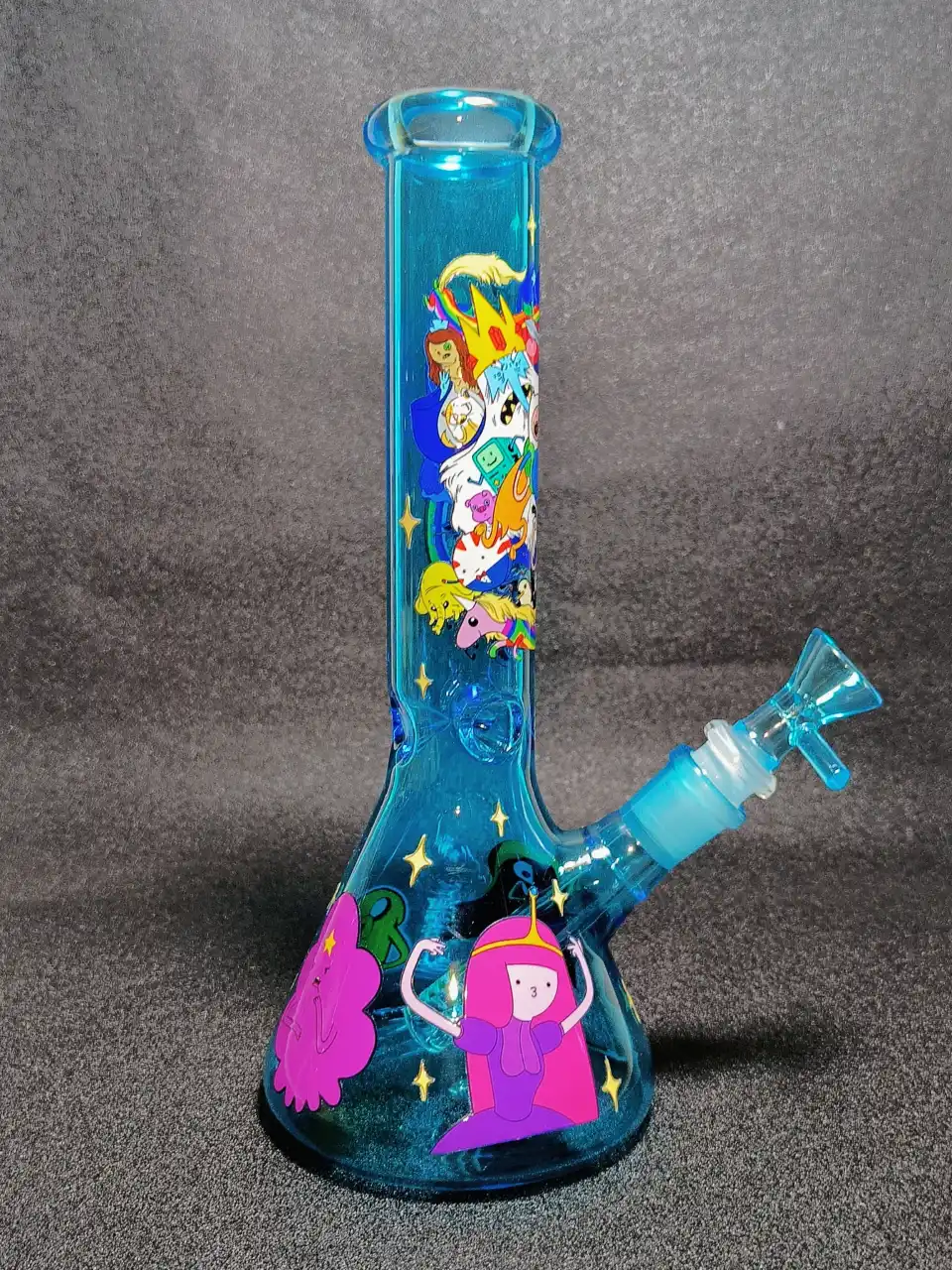 Adventure Time All-Stars Deep Blue Beaker Glass Bong