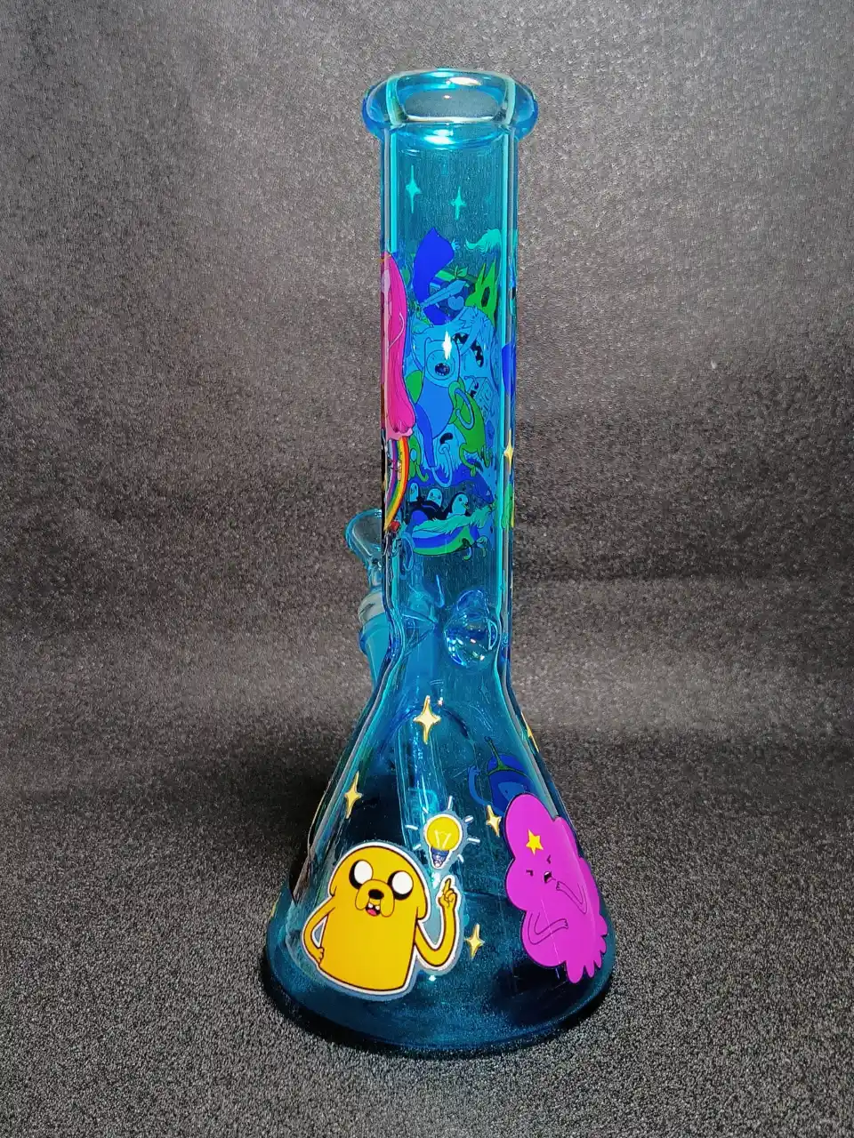Adventure Time All-Stars Deep Blue Beaker Glass Bong