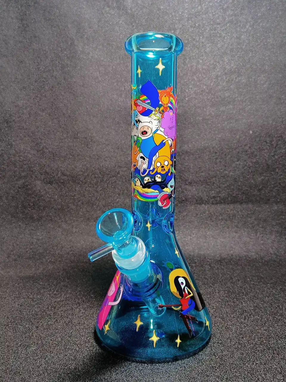 Adventure Time All-Stars Deep Blue Beaker Glass Bong