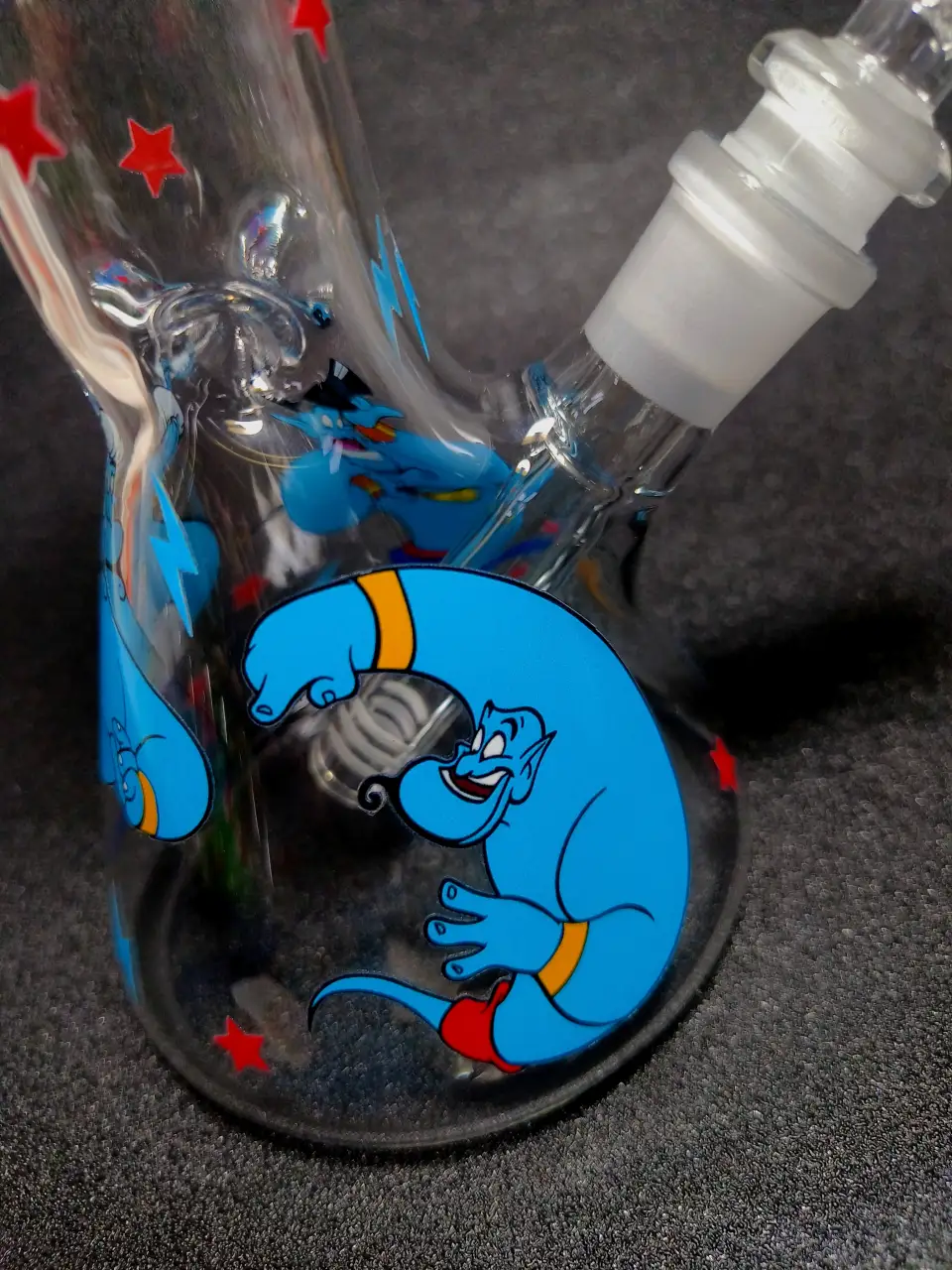 Aladdin Genie Blue Magic Beaker Glass Bong - Image 9