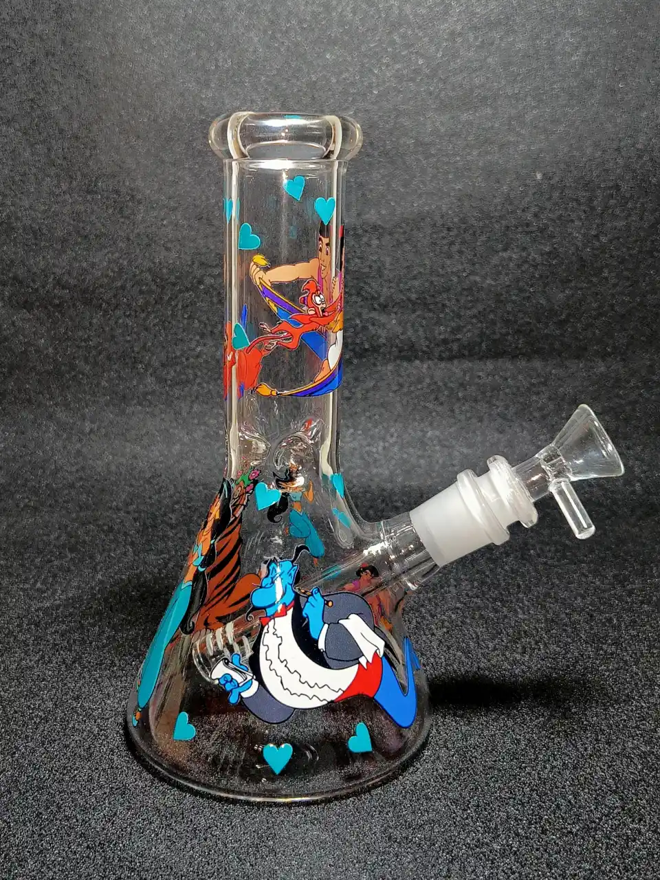 Aladdin Genie Magic Carpet Beaker Glass Bong