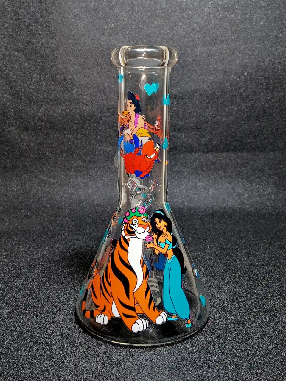 Aladdin Genie Magic Carpet Beaker Glass Bong