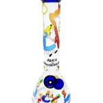 10" Alice in Wonderland Fantasy Story Beaker Glass Bong