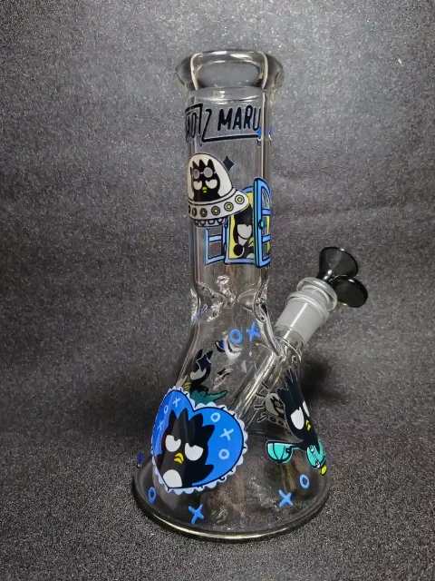 Badtz-Maru Space Adventure Beaker Glass Bong Badtz-Maru Space Adventure Beaker Glass Bong