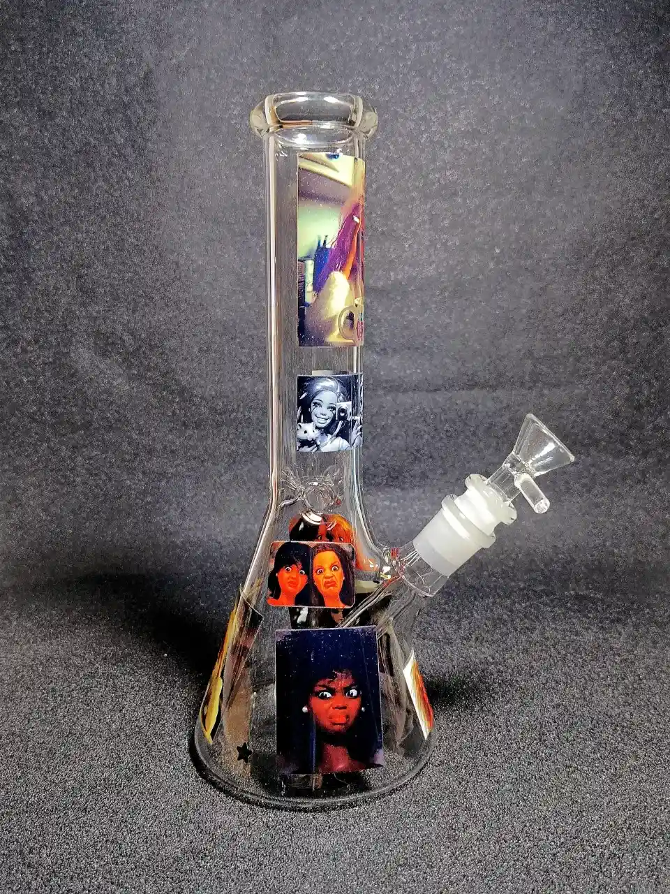 Barbie Reaction Meme Emotional Chaos Beaker Glass Bong