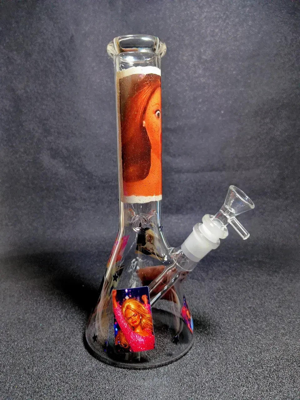Barbie Shock Reaction Party Meme Beaker Glass Bong