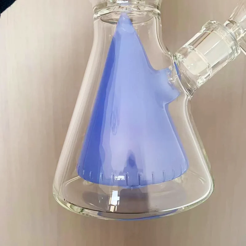 15" Beaker Bong with Collins Perc & Seed of Life Perc