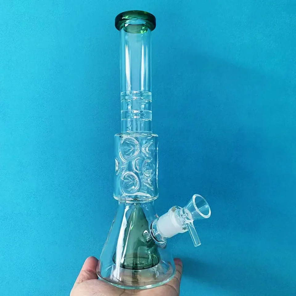12" Beaker Bong with Matrix Perc & Dual Diffusion