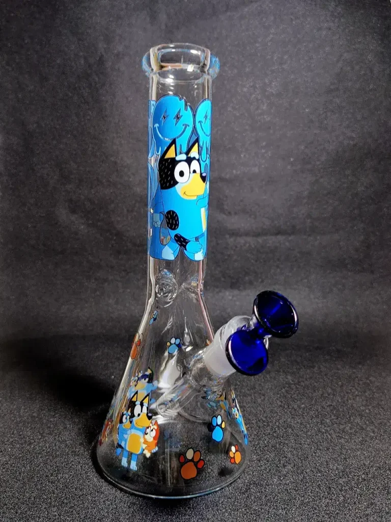 Bluey & Bingo Playtime Beaker Glass Bong