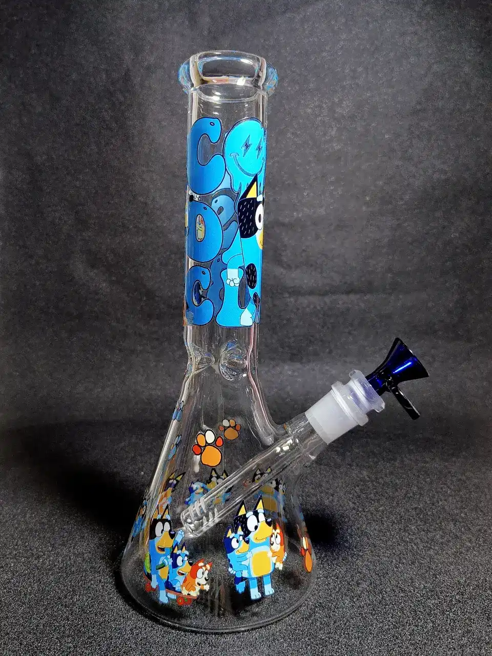 Bluey & Bingo Playtime Beaker Glass Bong