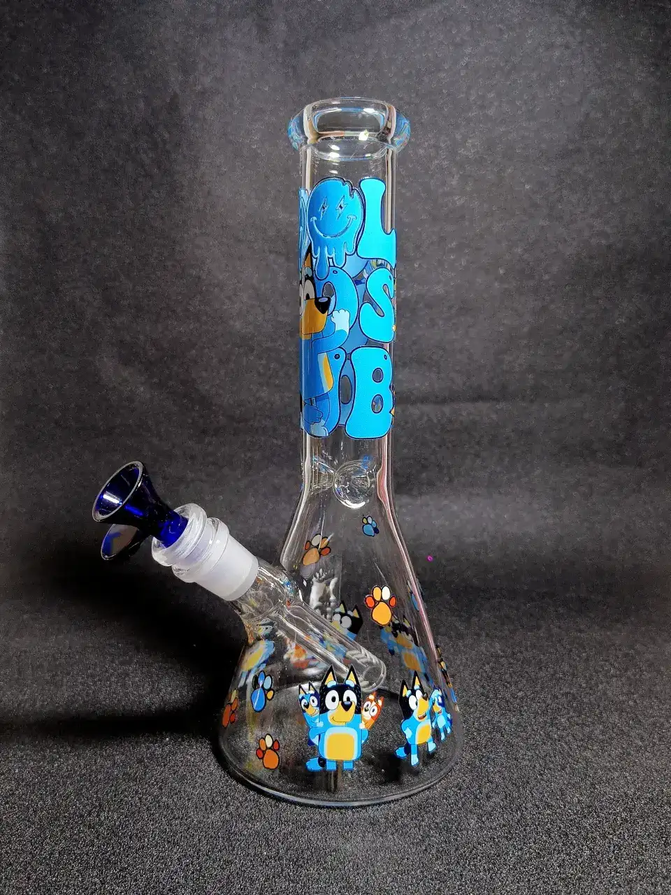 Bluey & Bingo Playtime Beaker Glass Bong