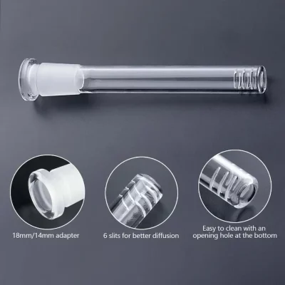 Borosilicate glass downstem with 6-slit diffusion
