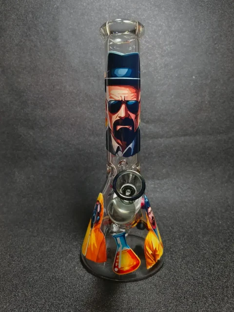 Breaking Bad Heisenberg Chemistry Lab Beaker Glass Bong