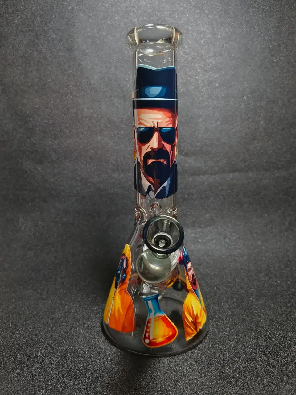 Breaking Bad Heisenberg Chemistry Lab Beaker Glass Bong