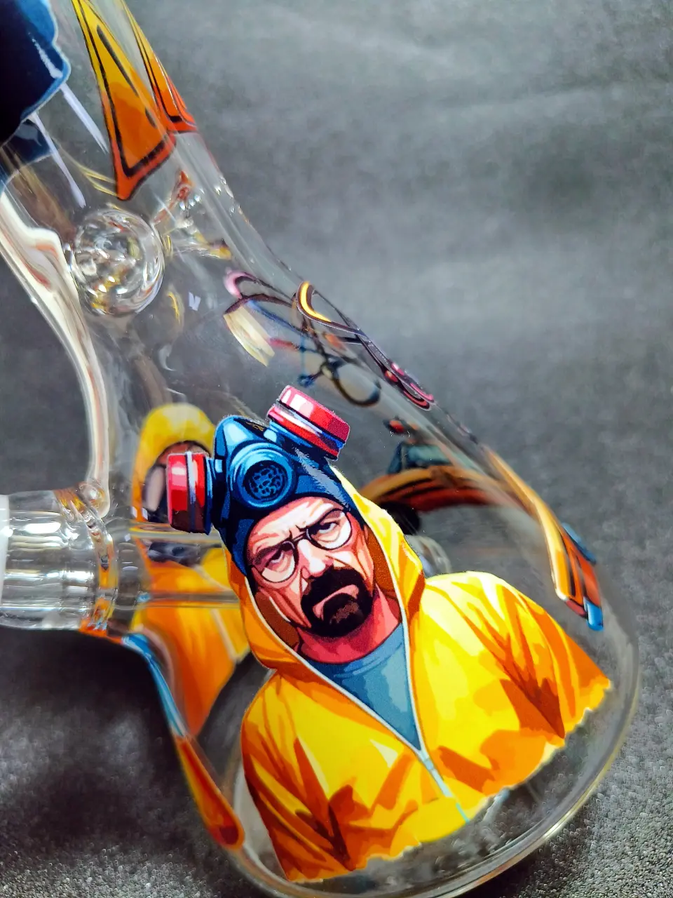 Breaking Bad Heisenberg Chemistry Lab Beaker Glass Bong