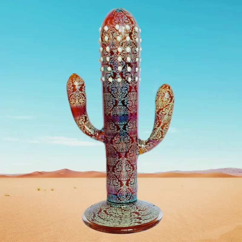 cactus bong behind side view