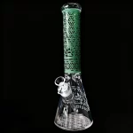 14″ 7mm CALIBEAR Seed of Life Thick Beaker Glass Bong