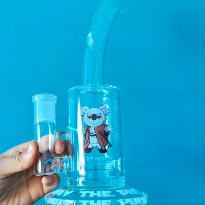10" Cartoon Koala Glass Bong