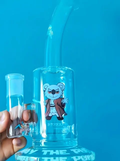 10" Cartoon Koala Glass Bong
