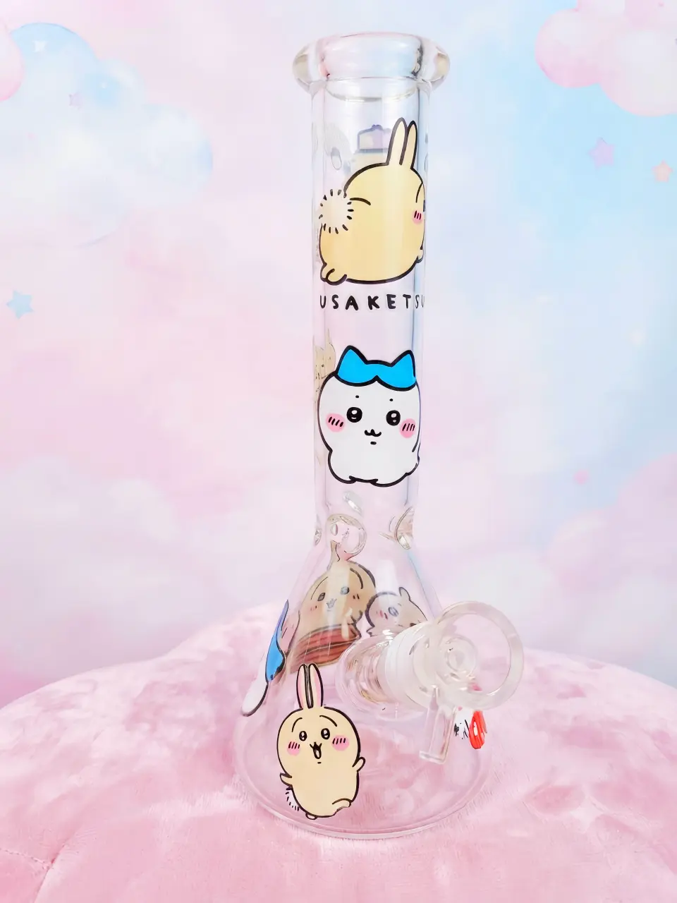 chiikawa-hachiware-usagi-cute-beaker-glass-bong