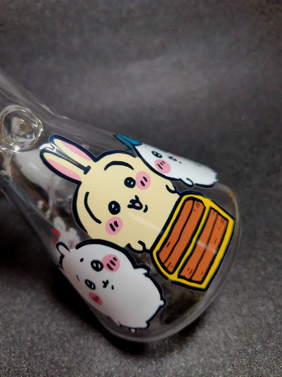 Chiikawa Hachiware Usagi Cute Beaker Glass Bong
