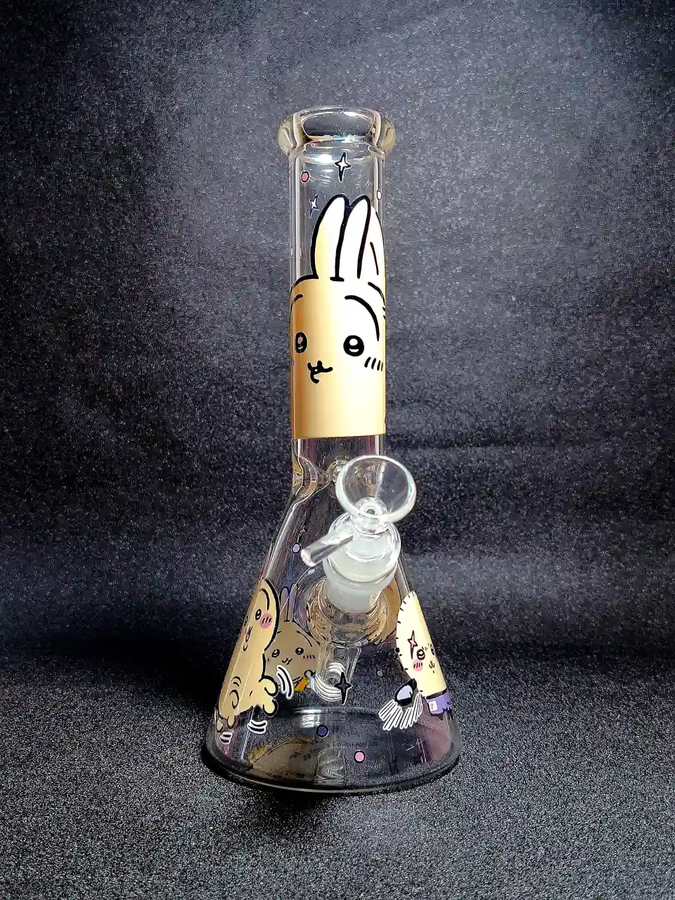 10" Chiikawa Usagi Yaha! Anime Beaker Glass Bong