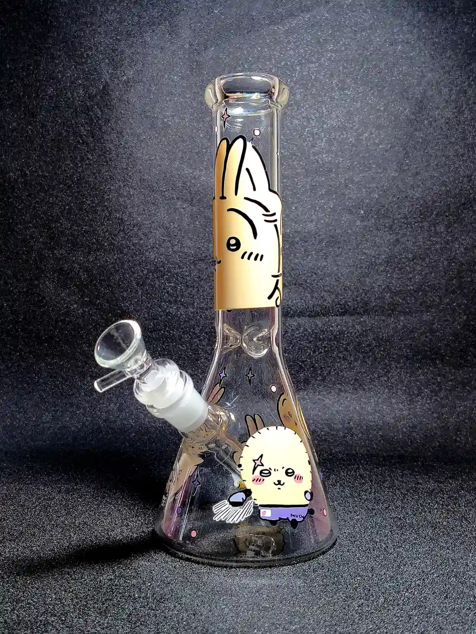 10" Chiikawa Usagi Yaha! Anime Beaker Glass Bong