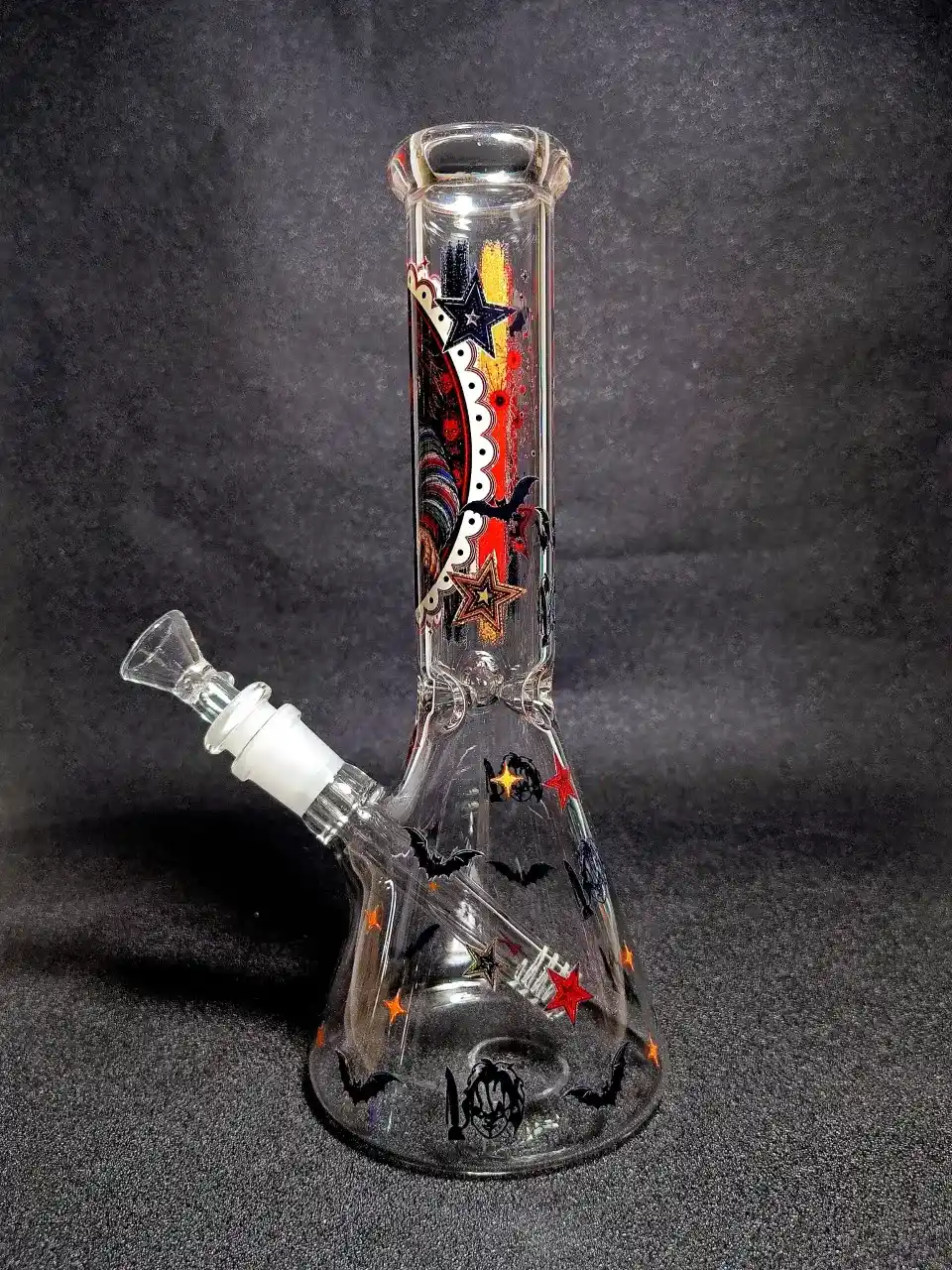 Chucky Horror Classic Red Star Beaker Glass Bong