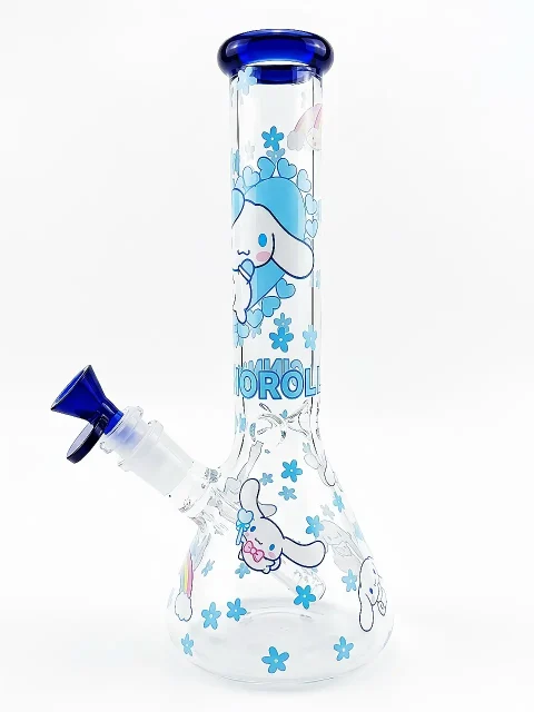 10″ Cinnamoroll Cloud Dream Beaker Glass Bong 10" Cinnamoroll Cloud Dream Beaker Glass Bong