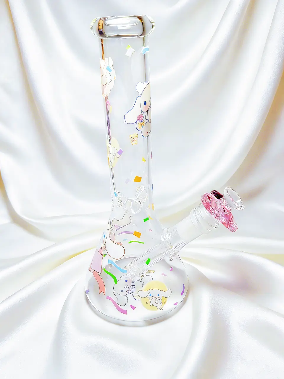 10" Cinnamoroll Surprise Party Gift Box Beaker Glass Bong