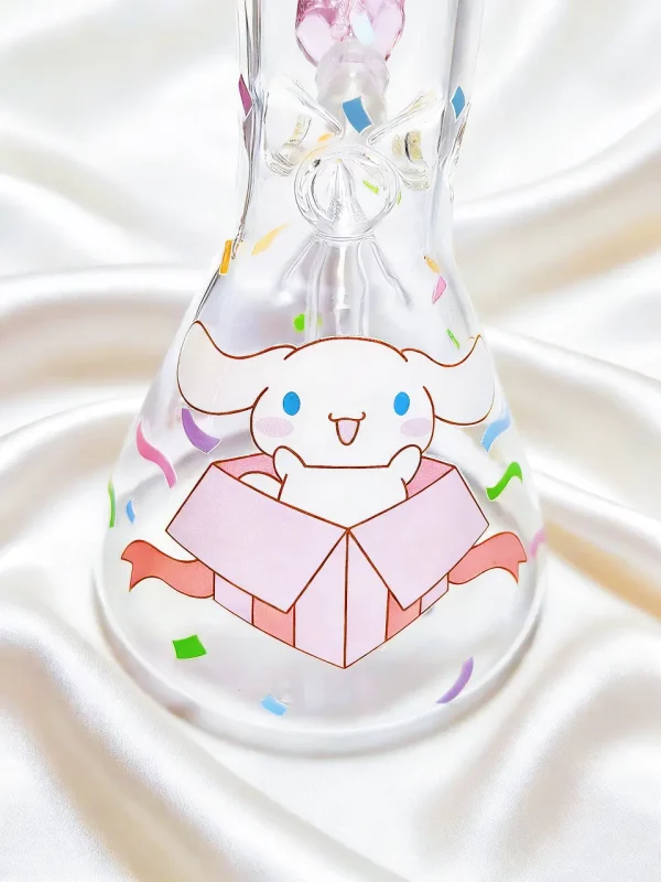 10" Cinnamoroll Surprise Party Gift Box Beaker Glass Bong