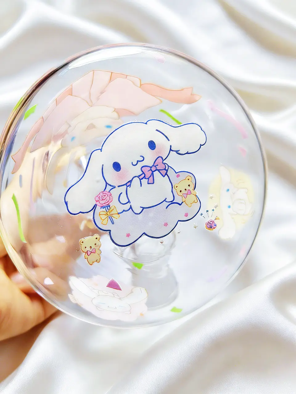 10" Cinnamoroll Surprise Party Gift Box Beaker Glass Bong