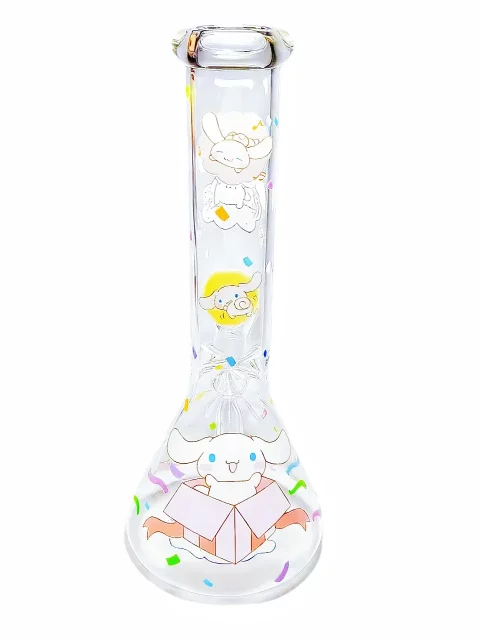 10" Cinnamoroll Surprise Party Gift Box Beaker Glass Bong