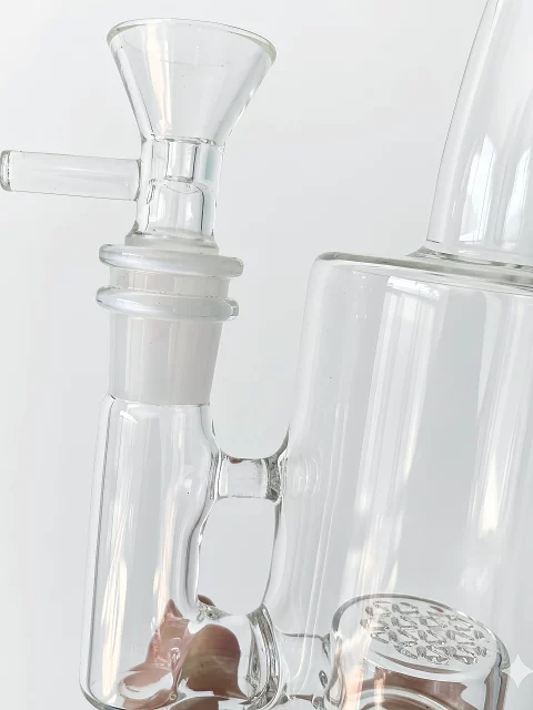 7″ Clear Glass Bong / Rig with Percolator 7" Clear Glass Bong / Rig with Percolator