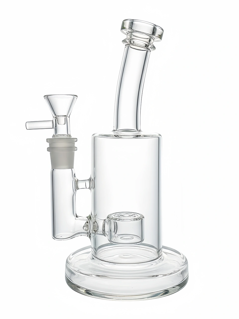 7" Clear Glass Bong / Rig with Percolator