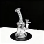 7" Clear Mini Glass Dab Rig