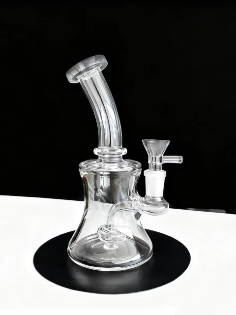 7" Clear Mini Glass Dab Rig