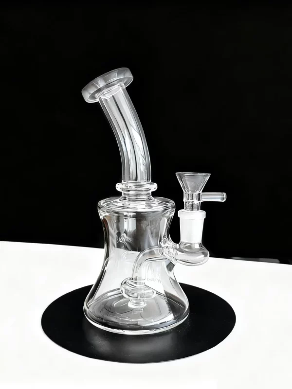 7" Clear Mini Glass Dab Rig