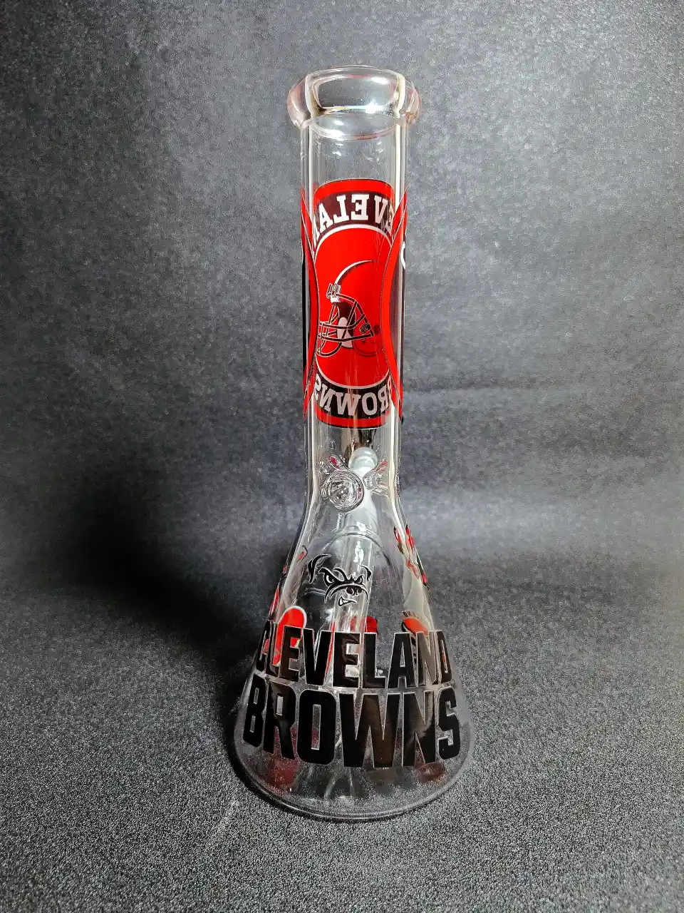 10″ Cleveland Browns NFL Beaker Glass Bong