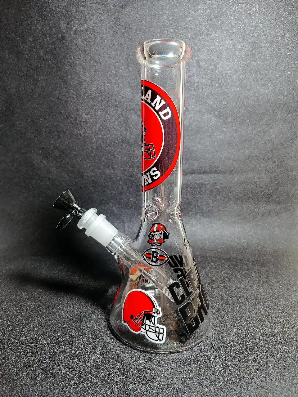 10″ Cleveland Browns NFL Beaker Glass Bong