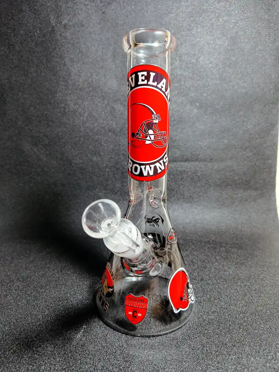 10″ Cleveland Browns NFL Beaker Glass Bong