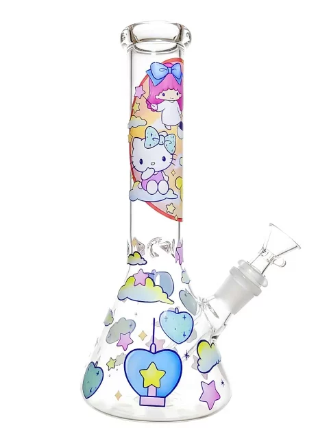 10″ Cloud Dream Sanrio All-Stars Beaker Glass Bong 10" Cloud Dream Sanrio All-Stars Beaker Glass Bong